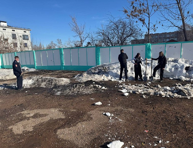 Субботник группы 17 А